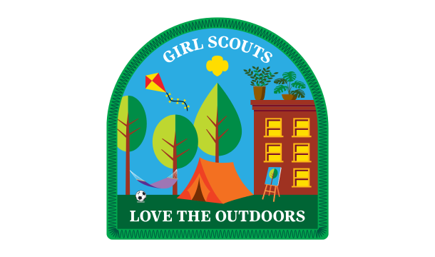 Girl Scouts Love the Outdoors fun patch