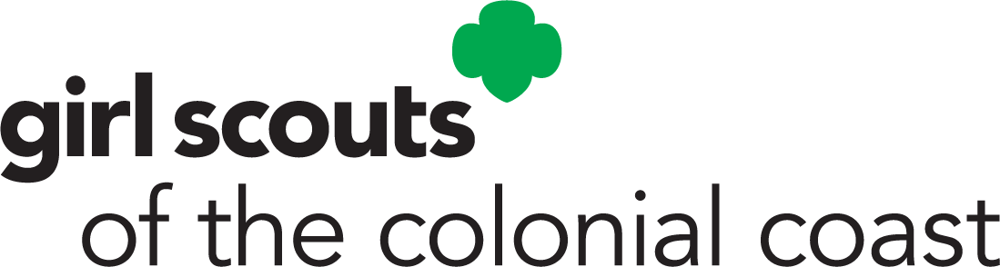 Official logo for the Girl Scouts of the Colonial Coast - CONTACT BEFORE USE
